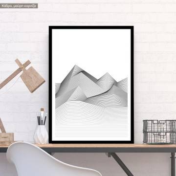 Line mountains, poster