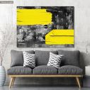 Canvas print Abstract Yellow