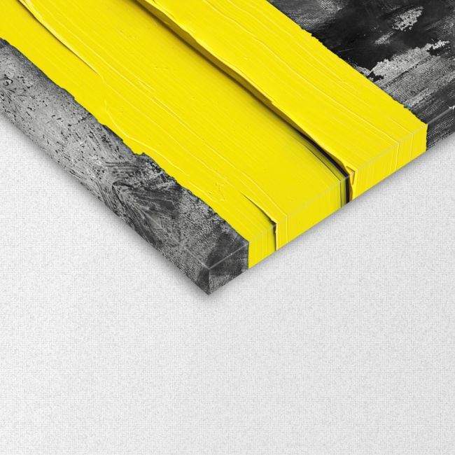 Canvas print Abstract Yellow
