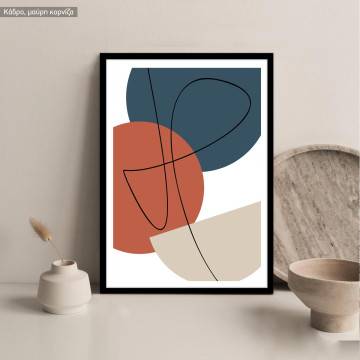 Curvy shapes, poster