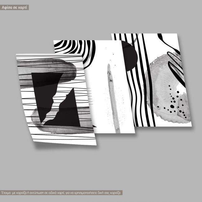 Colorless abstract I, poster