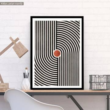 Not a maze, κάδρο, μαύρη κορνίζα