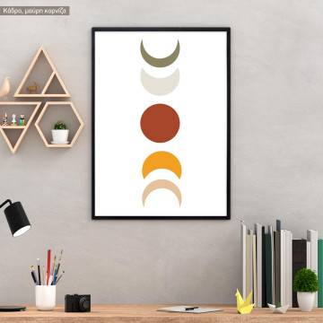 Multicolor Circle phases, poster