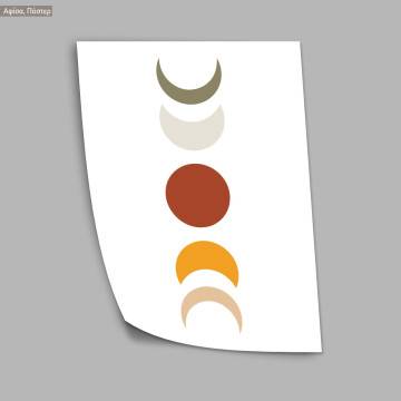 Multicolor Circle phases, poster 2