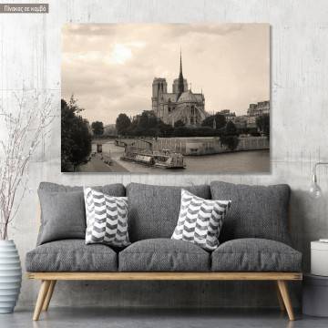 Πίνακας σε καμβά Παναγία των Παρισίων, Notre Dame de Paris