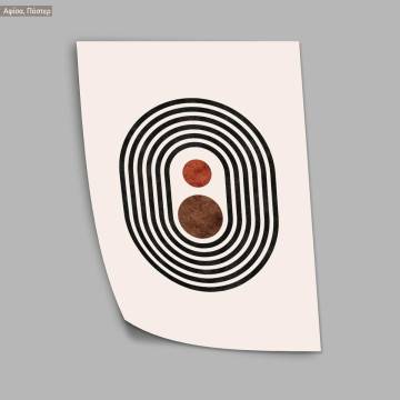 Circular and parabolic course, poster 2