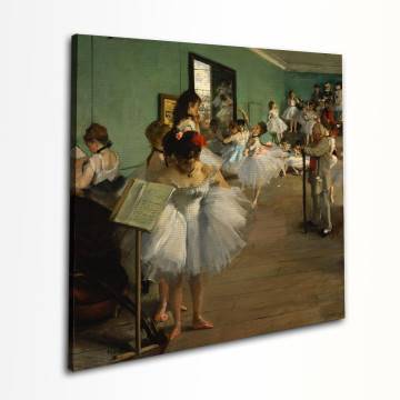 Canvas print The dance class I, by E. Degas, reproduction 2