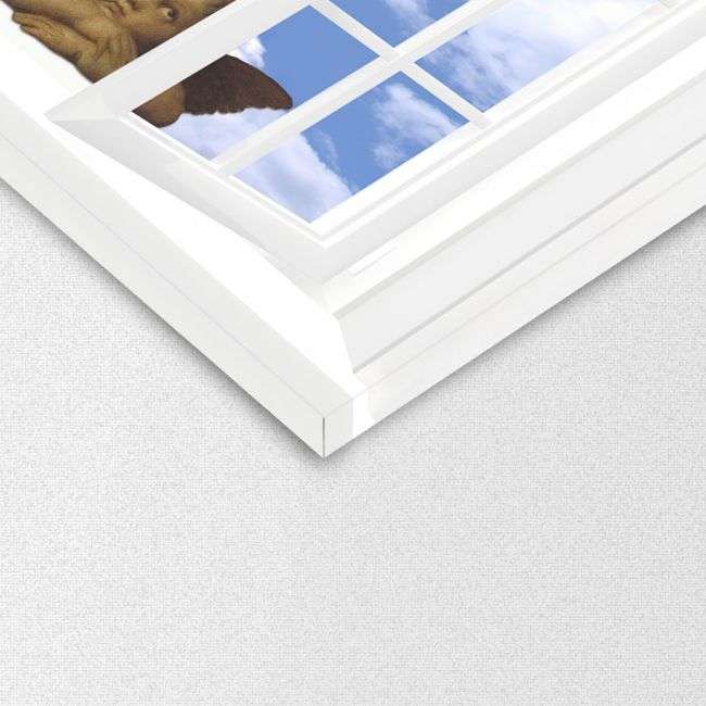 Πίνακας σε καμβά Angels by the window reart, (original Raphael), λεπτομέρεια