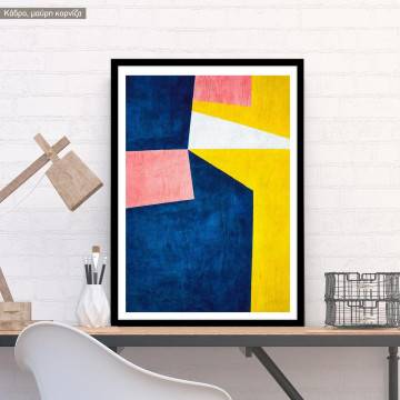 Abstract geometric shapes , poster