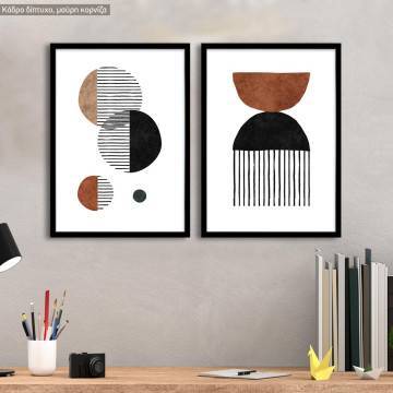 Semicircles and lines, poster