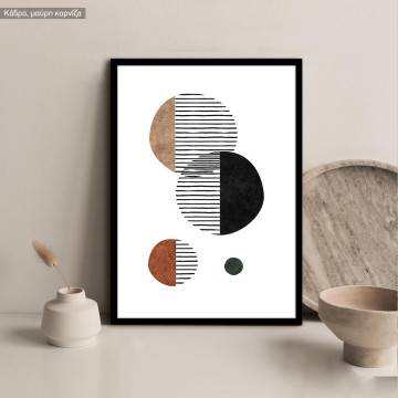 Semicircles and lines I, Poster