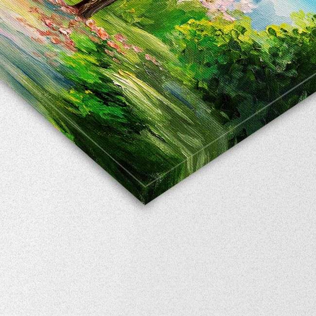 Canvas print Colorful forest
