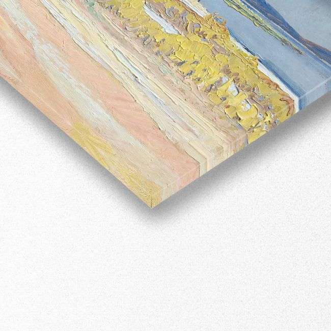 Canvas print Lagoon of Mesologi, Maleas panoramic