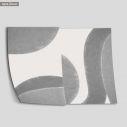 Abstract art on shades of gray, poster