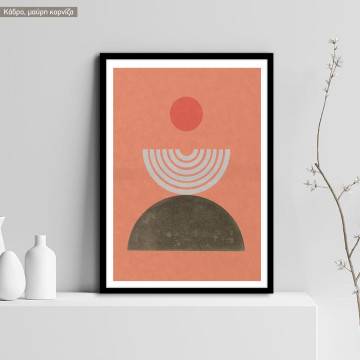 Semicircle balance, poster
