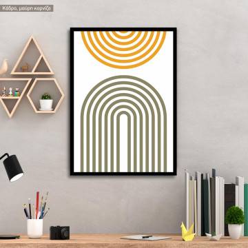 Circle over arc, poster