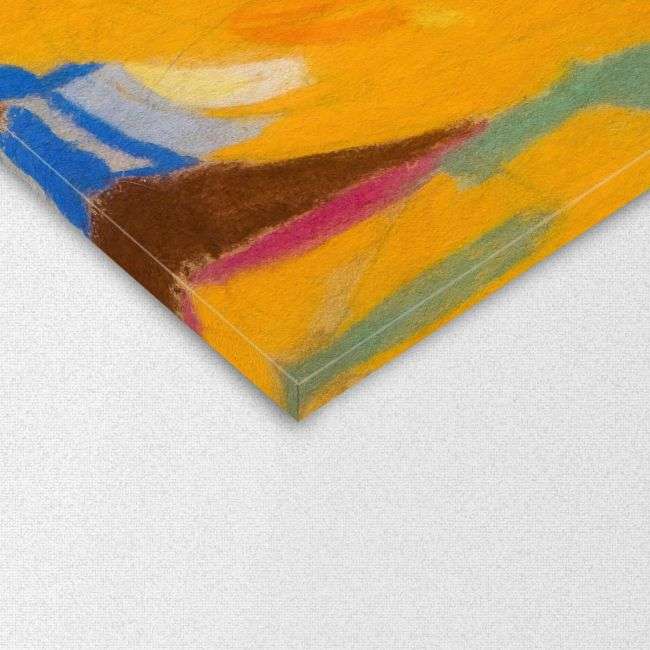 Canvas print Composition with figures, Hoelzel A.