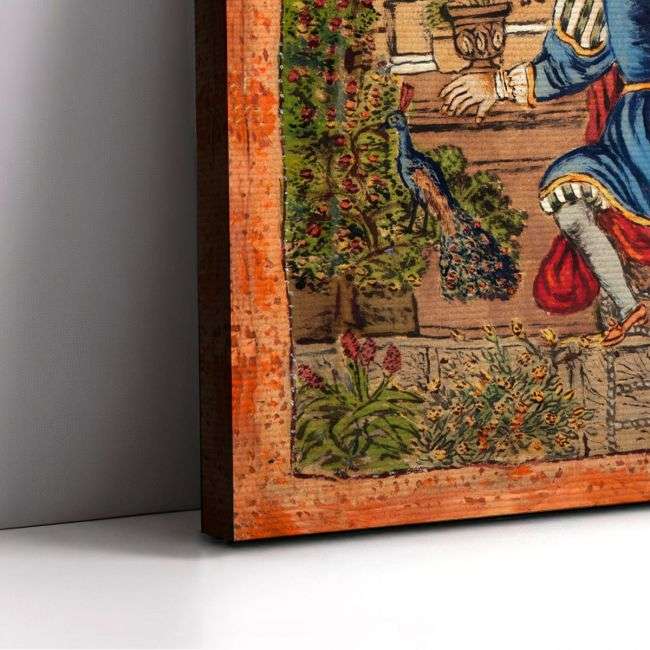 Canvas print Erotokritos with Aretousa, Theofilos