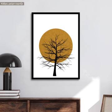 Winter sunrise , poster