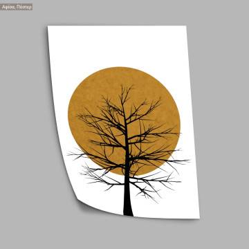 Winter sunrise, κάδρο, μαύρη κορνίζα 2