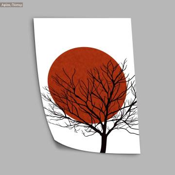 Winter sunset , poster 2