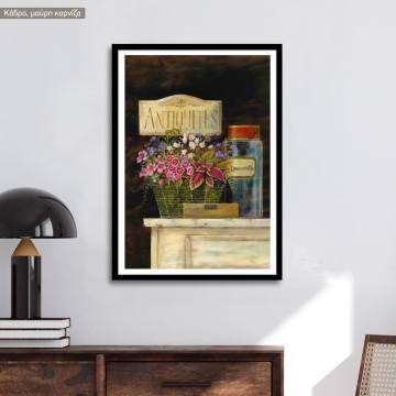 Retro sign II, κάδρο, μαύρη κορνίζα