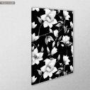 Canvas print, Magnolia pattern BW