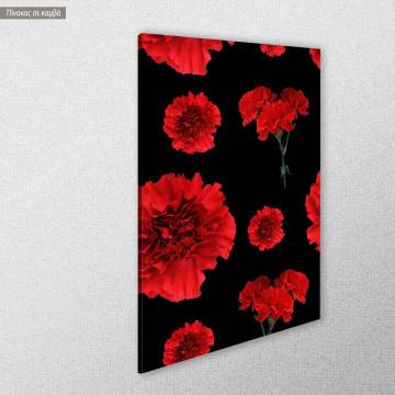 Canvas print Carnation pattern Framed canvas View 1 2