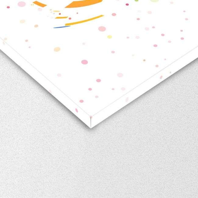 Canvas print Heartsplash colorful 