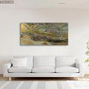 Πίνακας σε καμβά Gold marble textureπανοραμικός