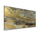Πίνακας σε καμβά Gold marble textureπανοραμικός