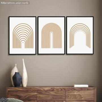 Different perspectives II, three panels poster