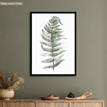 Flora sketch III, κάδρο, μαύρη κορνίζα