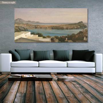 Canvas print Lindos Rhodes Leighton F. Framed canvas View 1 2