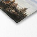 Canvas print Outside the harbour, Volanakis panoramic