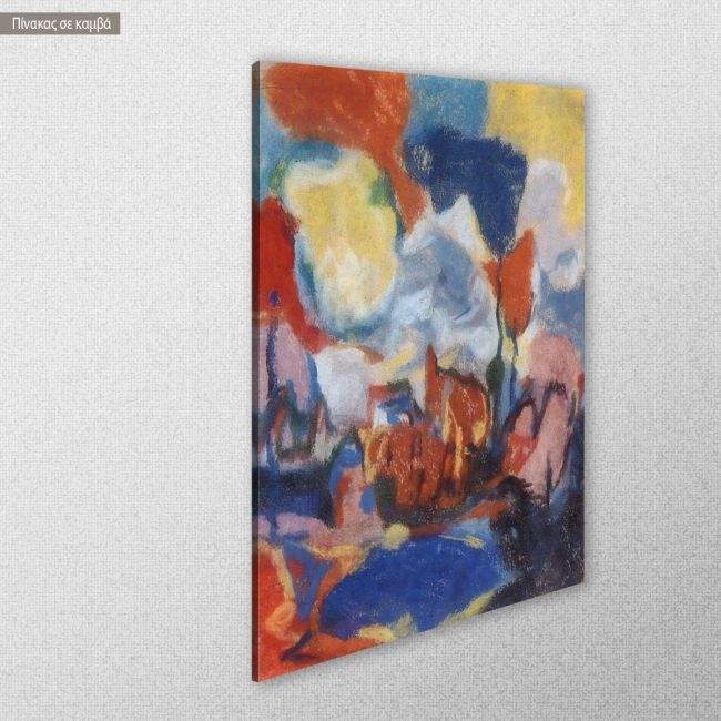 Canvas print Landscape reart, (original Hölzel A.)