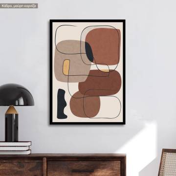 Shapes and line I, Poster