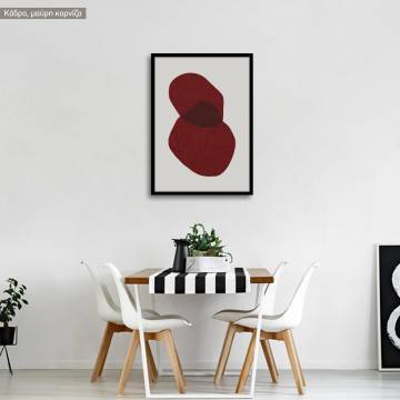 Shapes in red, Poster