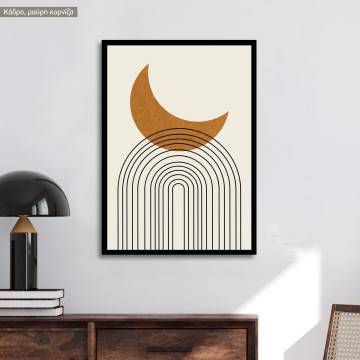 Semicircle and lines, Poster