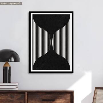 Abstract hourglass, Poster