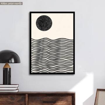 Moon (over the sea), αφίσα κάδρο