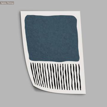 Dark blue line art, αφίσα κάδρο 2