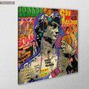 Canvas print David's revolution, square