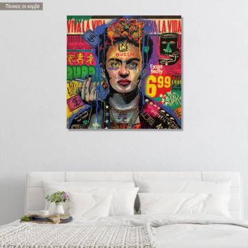 Canvas print Do you smoke, Frida, square