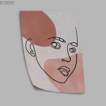 Child face in line αφίσα, κάδρο 2