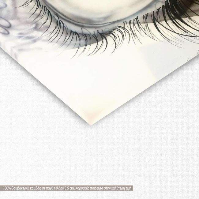 Canvas print Got an eye for grafitti, square