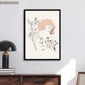 Flora and woman, poster