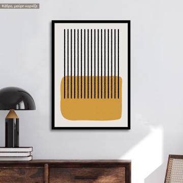 Black with orange, αφίσα κάδρο