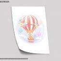 Poster Balloon ride, fox