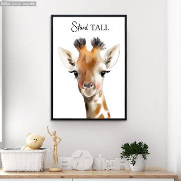 Poster Giraffe stand tall